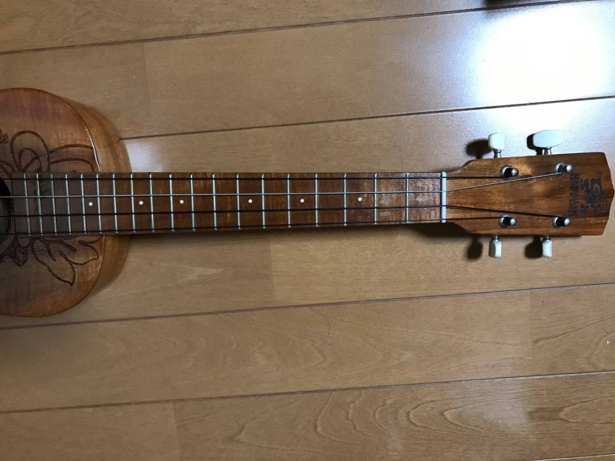 【終活】G STRING UKULELE Co 　ハワイアン・スタイルのウクレレ（全長約６６センチ）_2