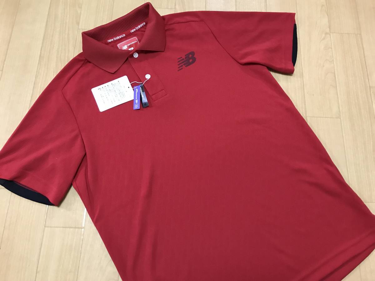 New Balance golf(ニューバランス ゴルフ) SPORT 半袖ポロシャツ 012-7260001(レッド)５