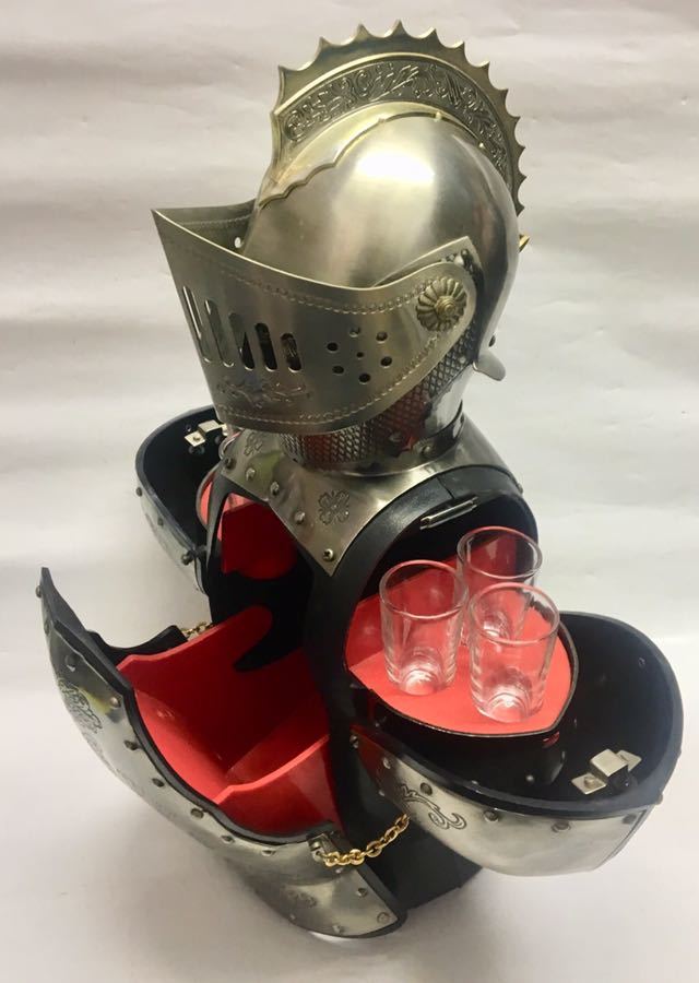 昭和レトロ NIKKA ニッカ ウイスキー 甲冑 ボトルケース 検・西洋騎士