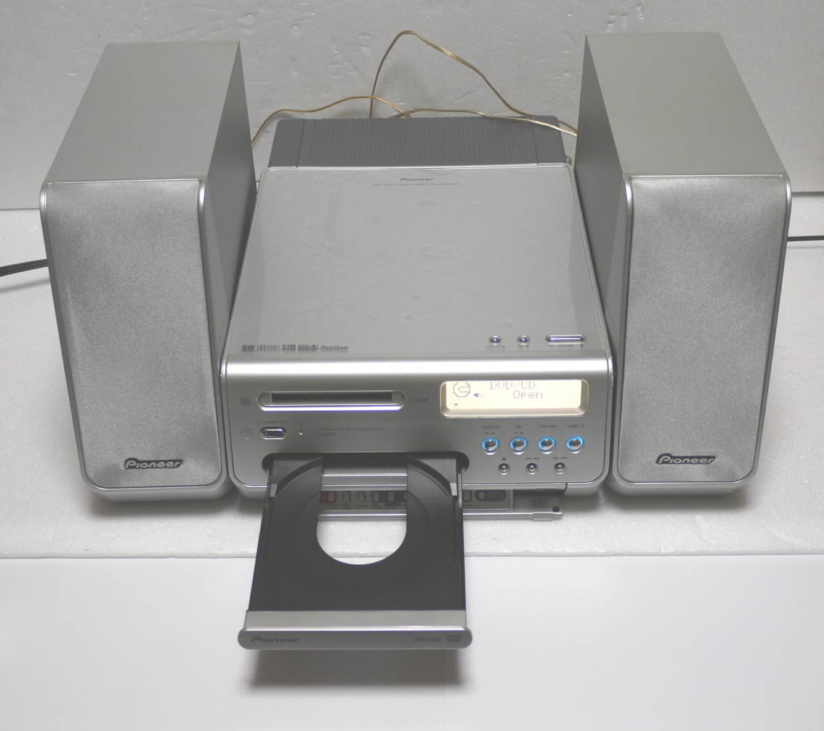 希少✨動作品】Pioneer CD/DVD/MD ミニコンポ X-PRF77 希少✨動作品
