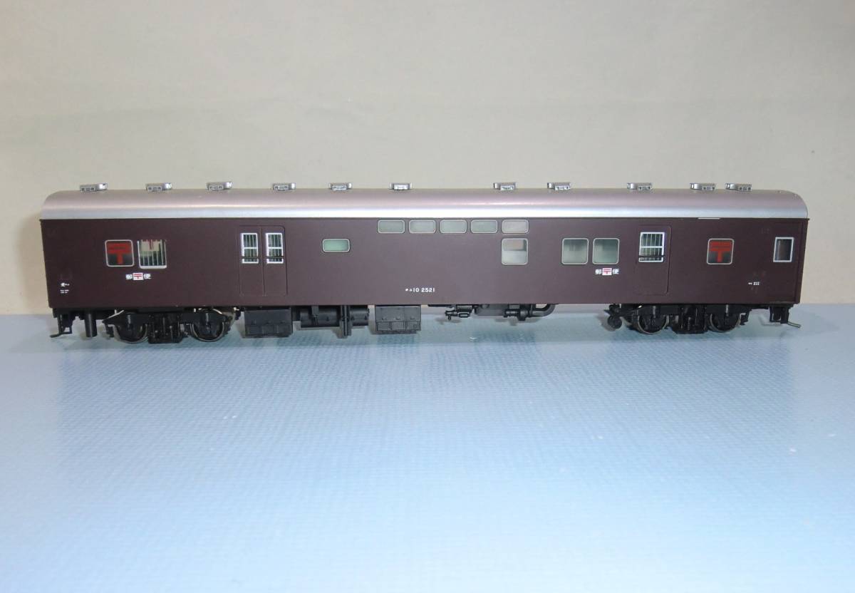 き*ん様 TOMIX HOゲージ HO-507 郵便車 オユ10形 冷房 青/