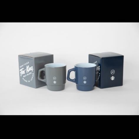 激安ショップ 新品未使用 2色セット Fragment Design × Fire-King 