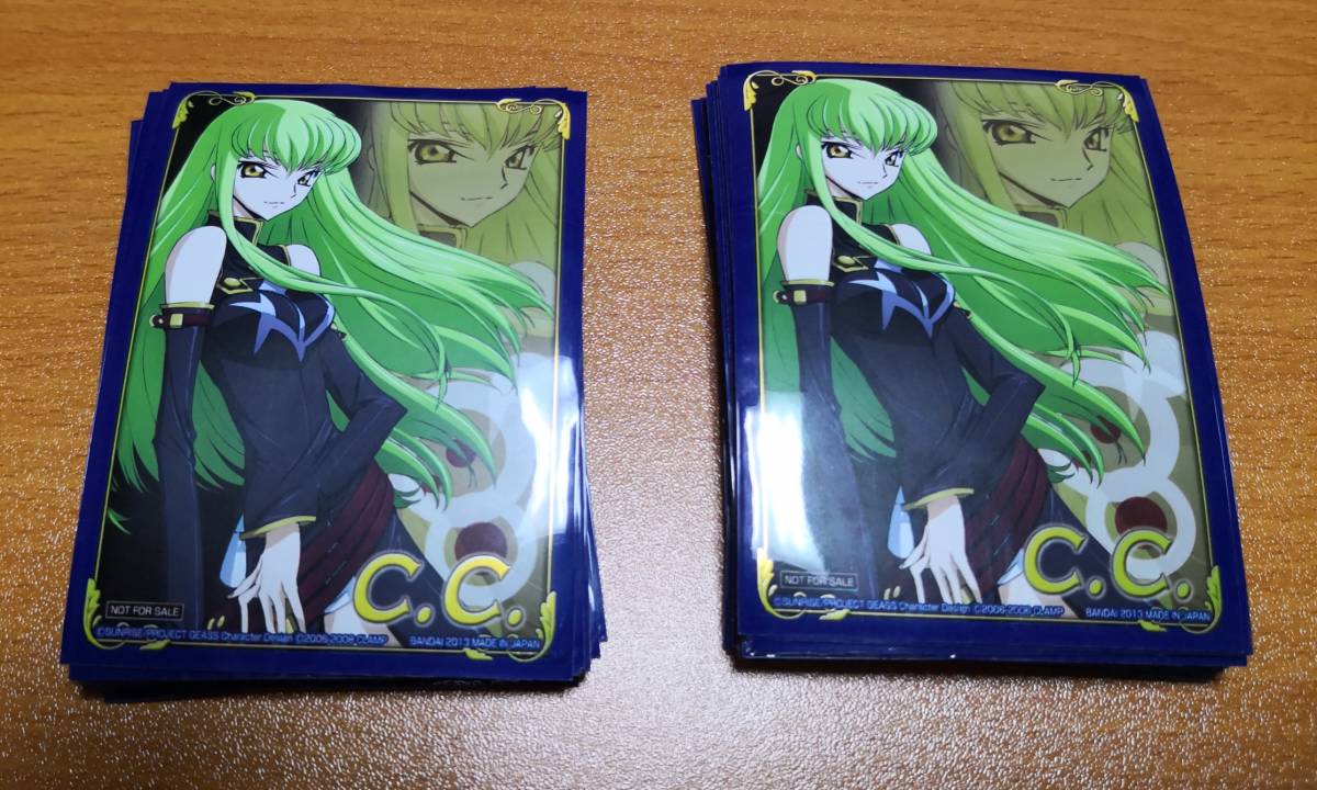 コードギアス C.C. スリーブ 50枚セット 限定品 【公式通販】