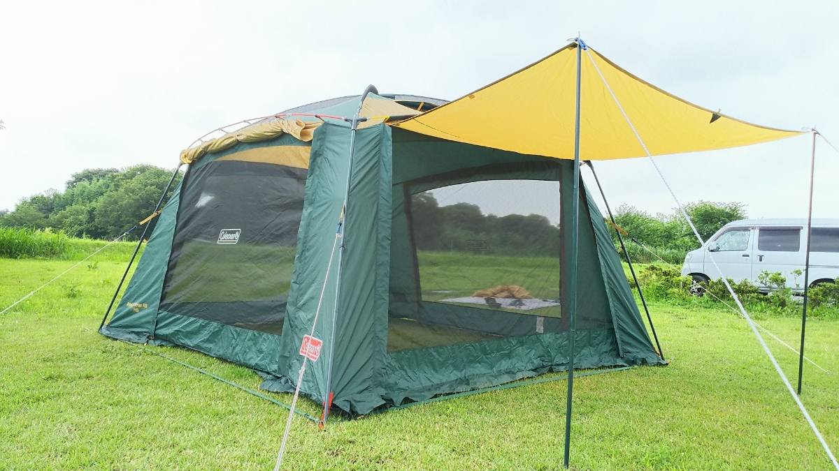 BBQやアウトドア□コールマン ラウンドスクリーン400EXテント