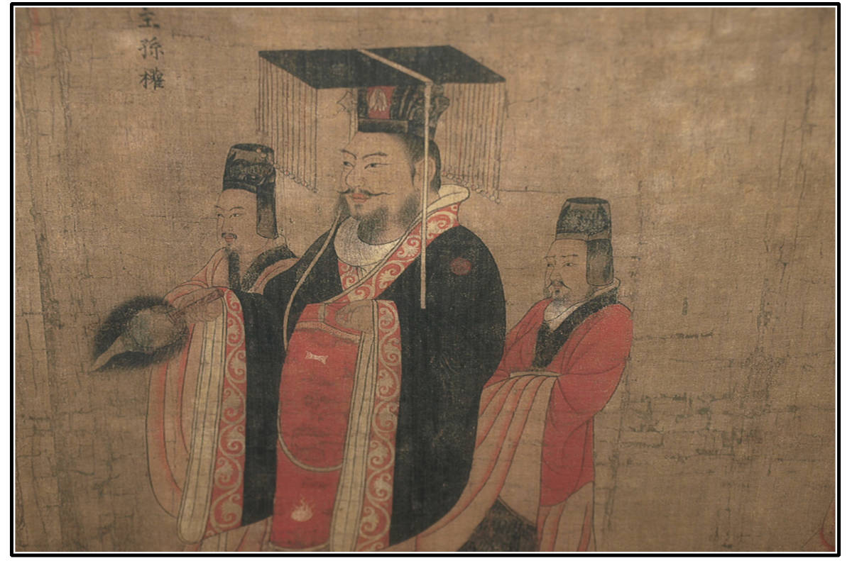 掛け軸 唐物唐本 捲り 中国絹本 公式通販 帝王造像 (検骨董書画掛軸