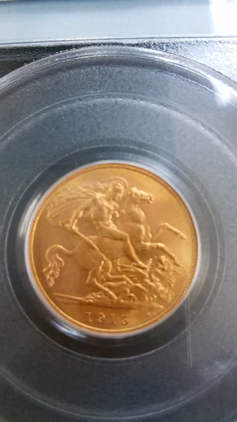 ☆オーストラリア☆1/2 ソヴリン金貨☆ジョージⅤ世☆1915年☆PCGS- ☆オーストラリア☆1/2 ソヴリン金貨☆ジョージⅤ世☆1915年☆PCGS-