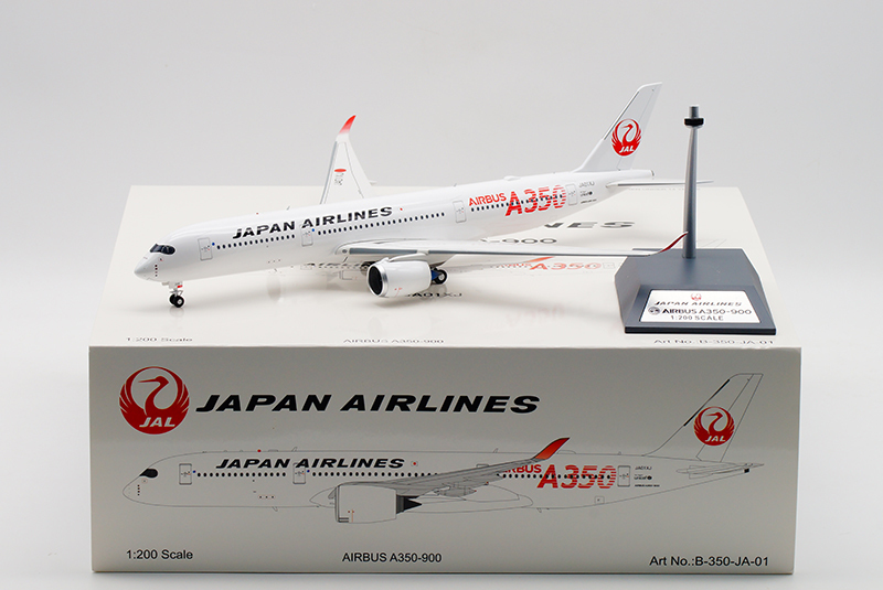 Aviation 1:200 Japan Airlines Airbus A350-900 Diecast Aircarft