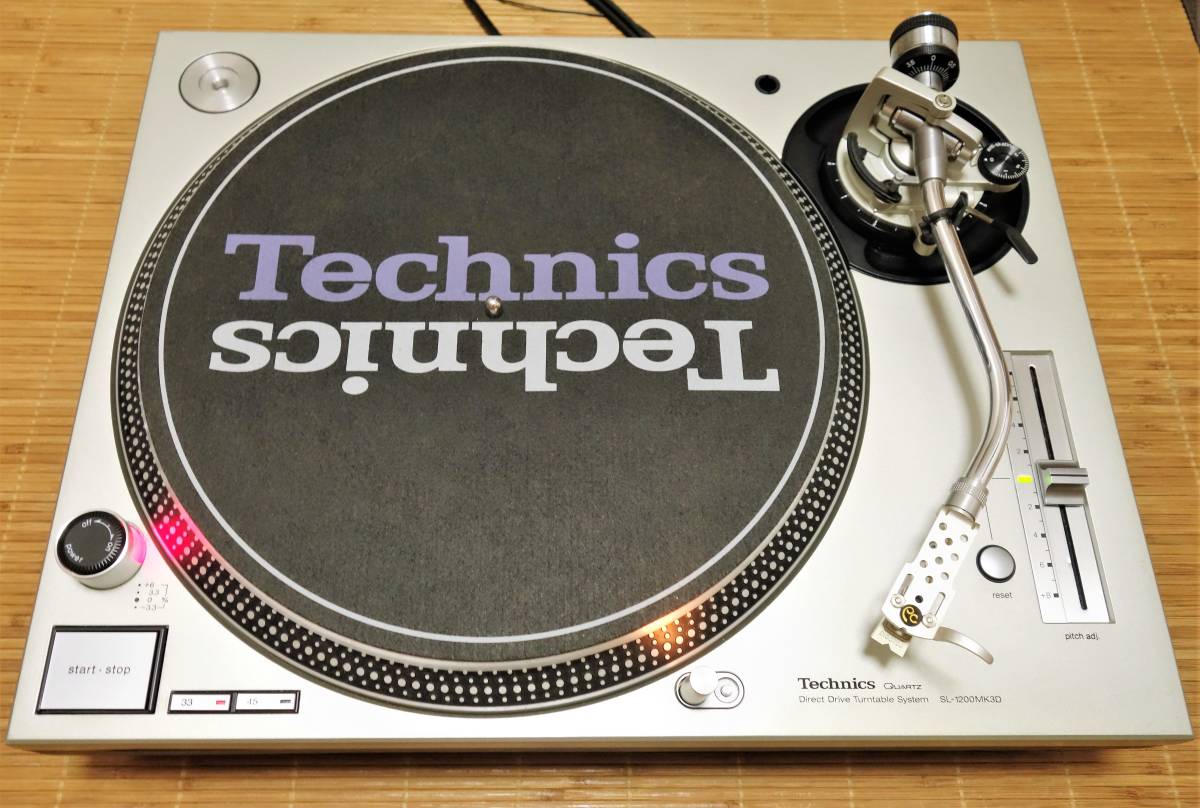 名機・美品Technics SL-1200MK3D カートリッジ＆ダストカバー付