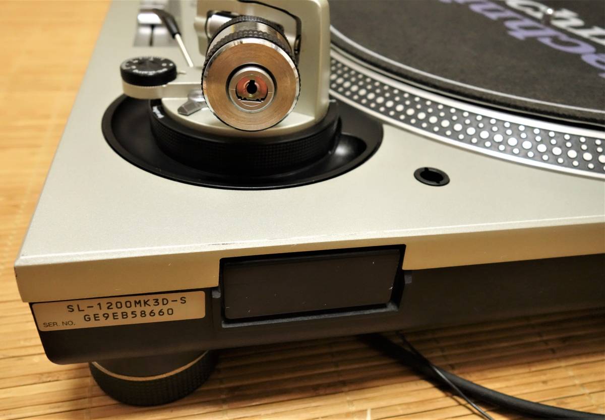 名機・美品Technics SL-1200MK3D カートリッジ＆ダストカバー付