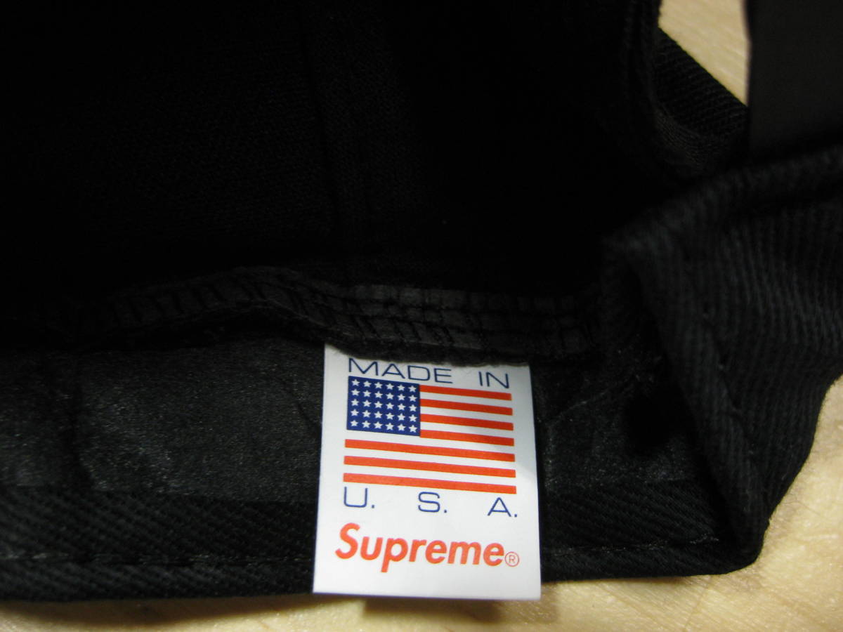 Y△648【Supreme シュプリーム】18AW Horizon 5-Panel CAP ブラック系