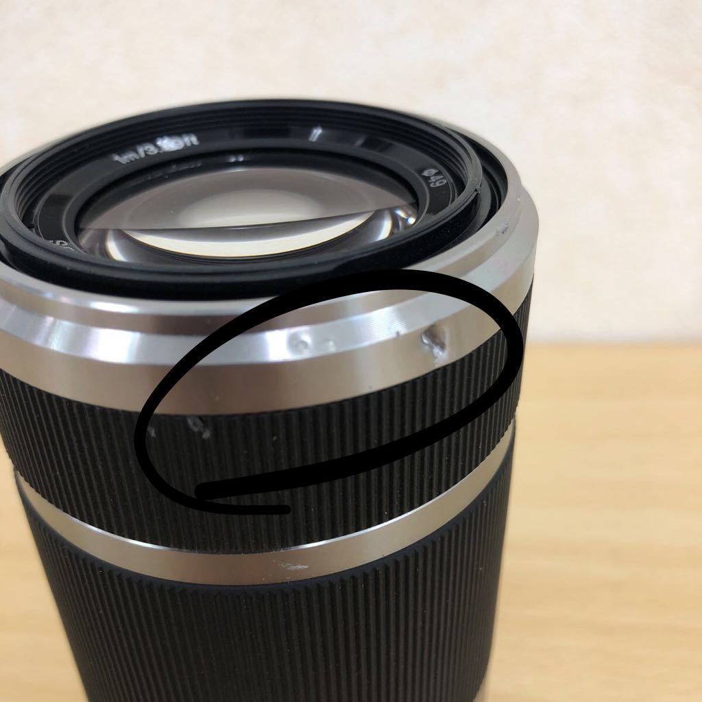 55-210mm E F4.5-6.3 [ブラック] (B) 中古品の 中古品 キズ有 SONY E 55-210mm F4.5-6.3 OSS SEL55210 Eマウント レンズ カメラ ソニー