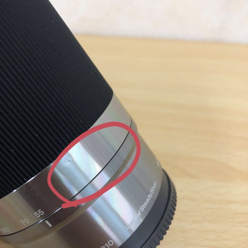 55-210mm E F4.5-6.3 [ブラック] (B) 中古品の 中古品 キズ有 SONY E 55-210mm F4.5-6.3 OSS SEL55210 Eマウント レンズ カメラ ソニー