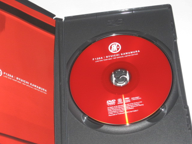 DVD 河村隆一 F120A LIVE DVD TOUR 2002 RFK SPECIAL LIMITED EDITON