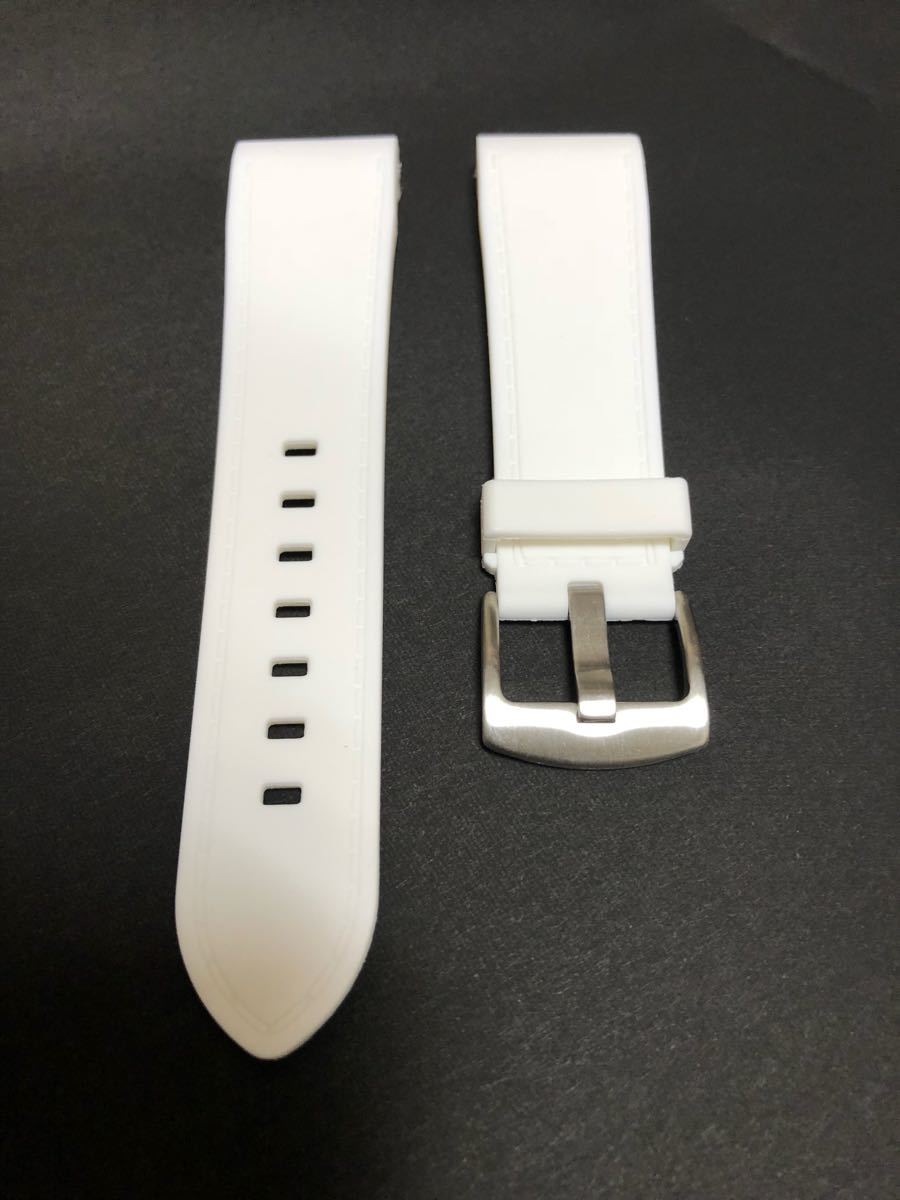 赤字超特価，高品質 サントス 100 ラバーベルト バンド 白 23mm LM cartier カルティエ santos ホワイト 尾錠(ラバーベルト)｜売買されたオークション情報、yahooの商品情報をアーカイブ公開 - オークファン ラバーベルト