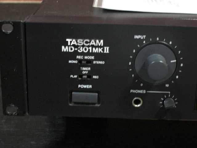 TEAC TASCAM MD-301MK 2 MDデッキ 【公式通販】