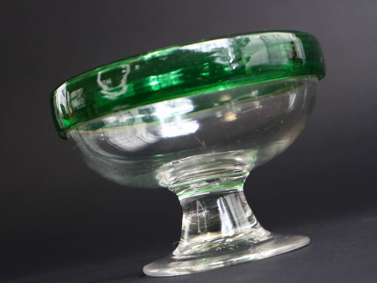 氷コップ / 大正時代 / 時代ガラス / 1客 氷コップ - 氷カップ レトロ コンポート 昭和レトロ 大正ガラス 輪