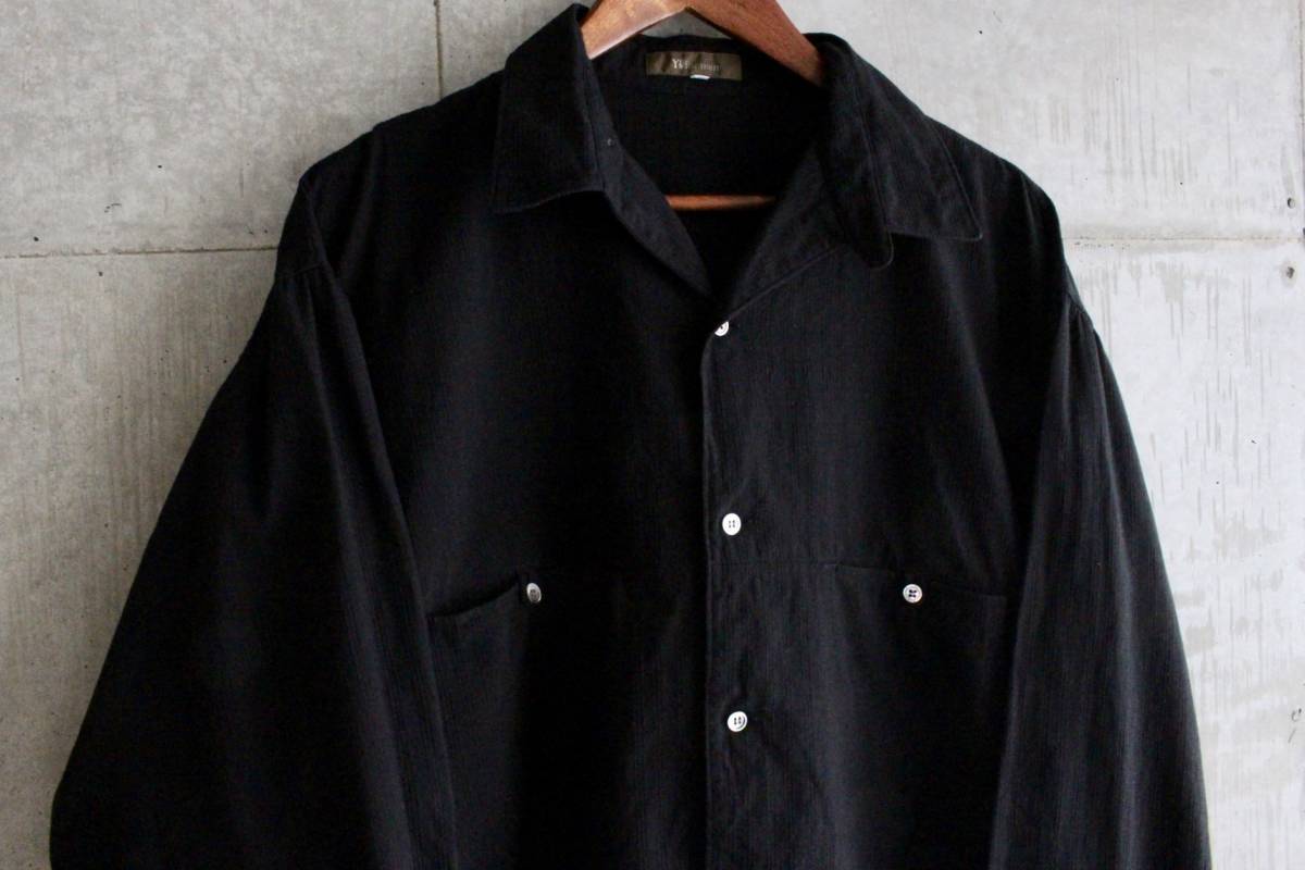 Y's for men 】ワイズフォーメン ヨウジヤマモト 織コットン オーバー