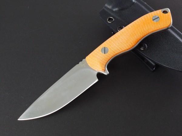 DMH フルタング・アウトドアナイフ D2鋼ブレード G10ハンドル レスキューオレンジ DEAMON360
