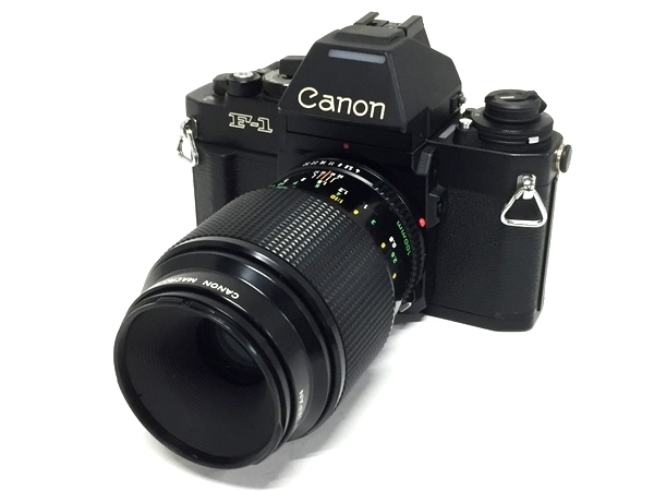 Canon NEW F-1 フィルム 一眼レフ カメラ MACRO FD 100mm 1:4 レンズ