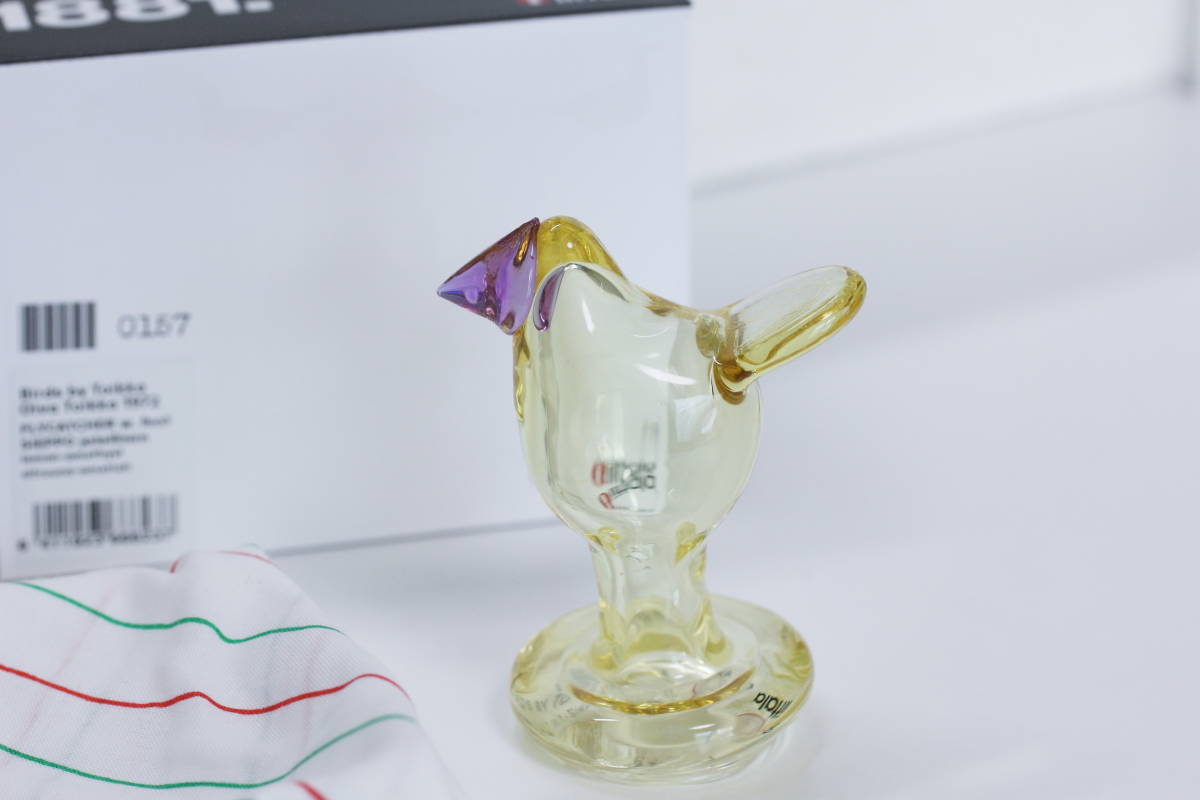 脚付きシエッポ sieppo scope 足つき Oiva Toikka イエロー アメジスト
