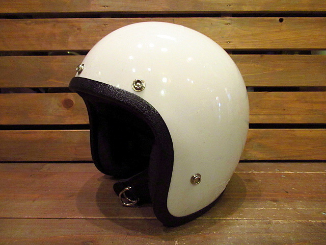 ビンテージ70's☆GRANT RG-9 ジェットヘルメット白☆60's80'sグラント