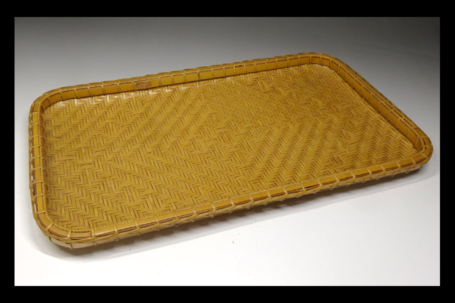 大人気，格安 緑屋 c 煎茶道具 白竹 竹編 煎茶盆 幅約33.8cm i9/0712-3/25-3#80(木工、竹工芸)｜売買されたオークション情報、yahooの商品情報をアーカイブ公開 - オークファン 木工、竹工芸
