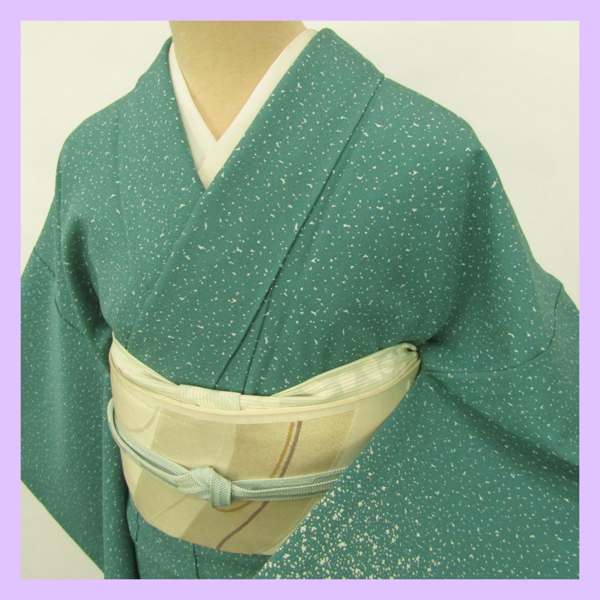 きもの英（きものはなぶさ） - 附下・訪問着 蒔糊散らし ユニフォーム