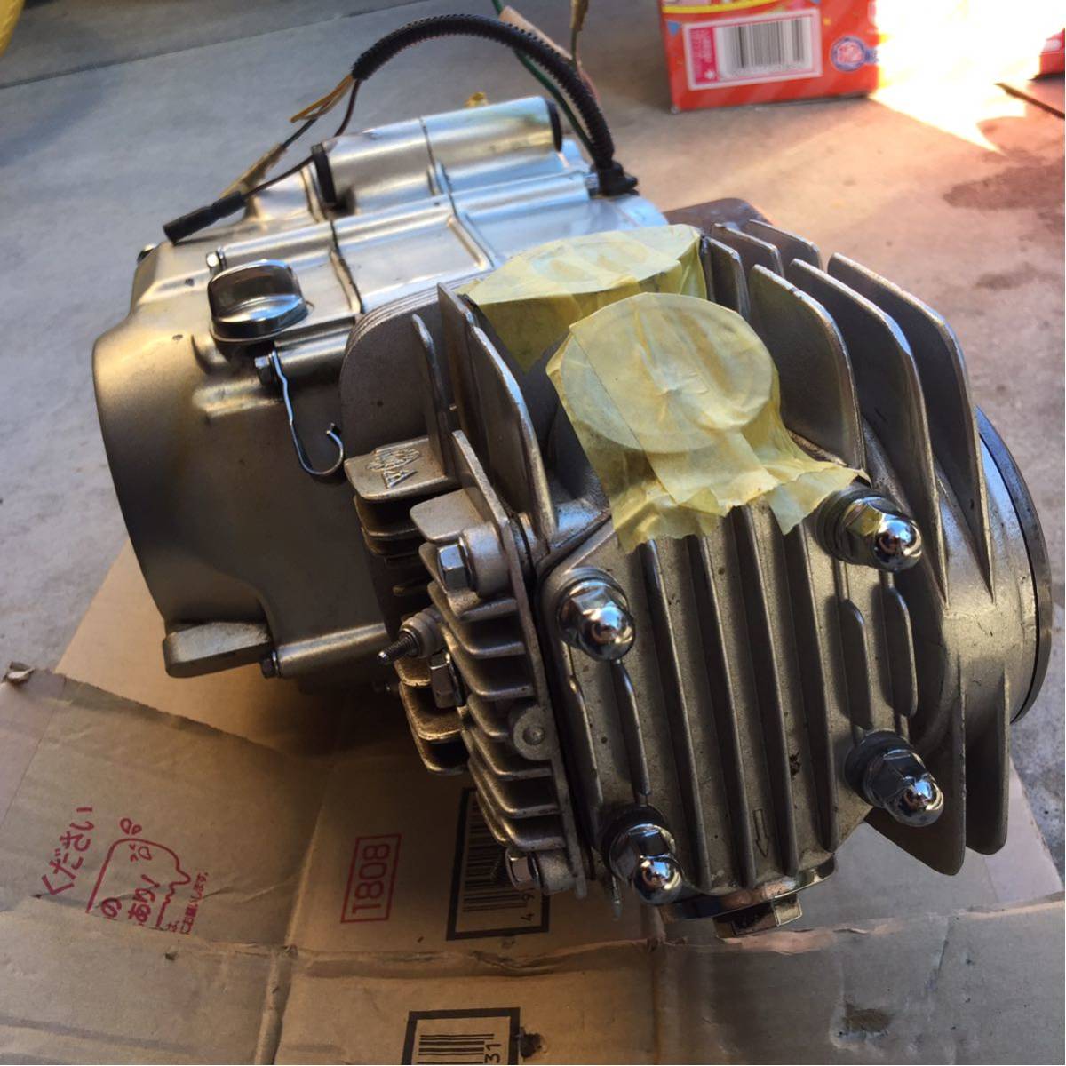 125cc - 中華 4速 ロンシン125→140ccボアアップエンジン スーパーカブ 