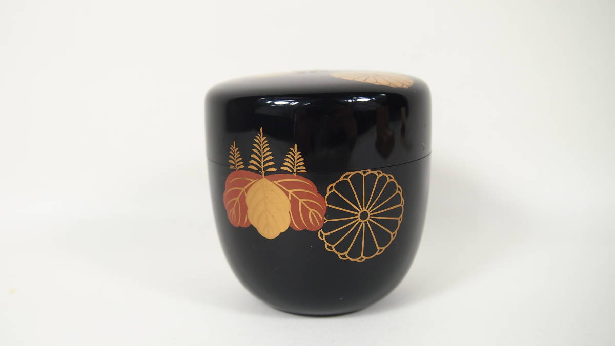 美術品・アンティーク・コレクション 高台寺蒔絵 大棗 茶道具 共箱 茶道