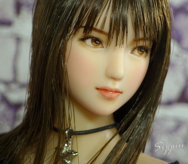 紫珠雨◇1/6カスタムドールヘッド 『姫愛羅-きあら』 クールガール