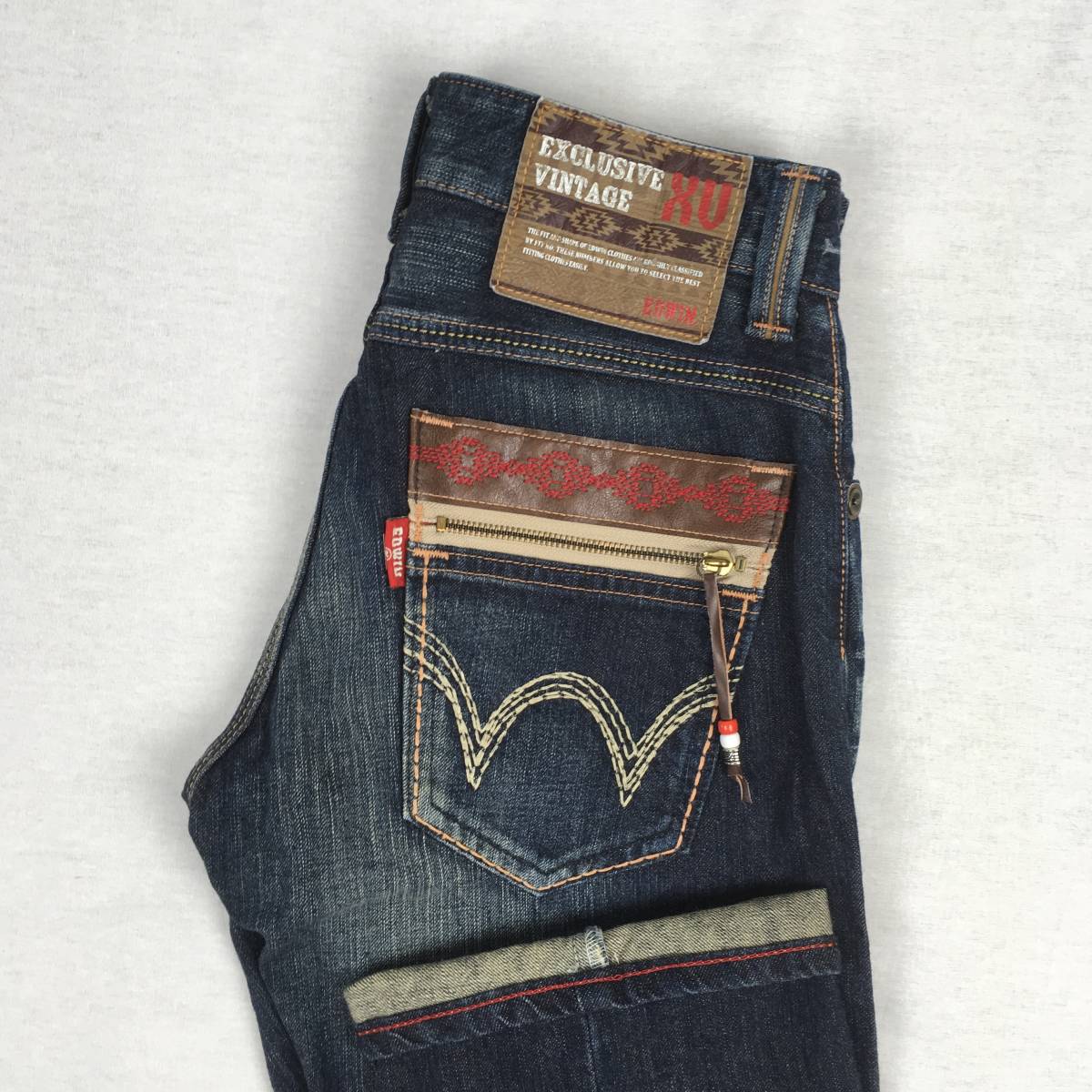 EDWIN エドウィン 444XVS EXCLUSIVE VINTAGE 日本製 ウエスタンジップ 