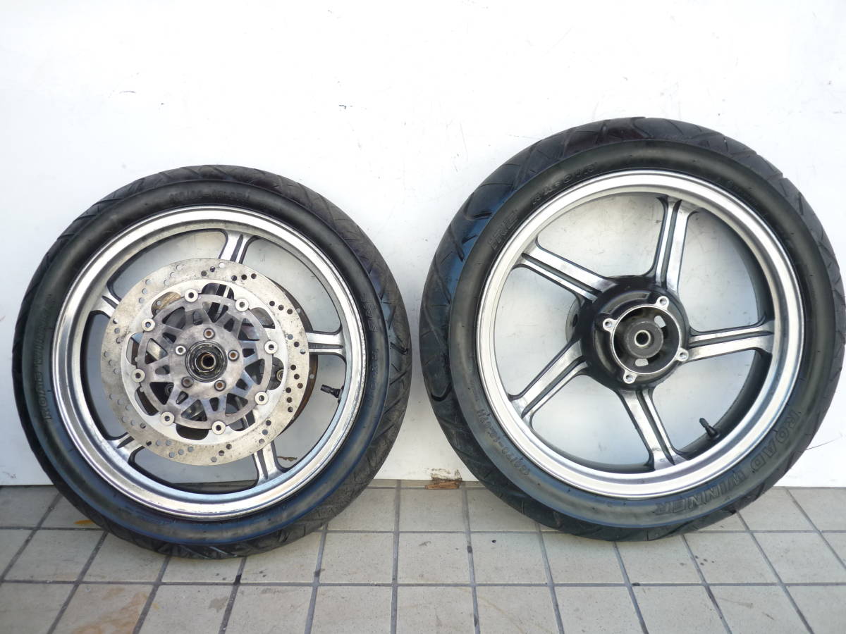 ゼファー400純正ホイール ゼファー400（ZR400C4）純正ホイール前後