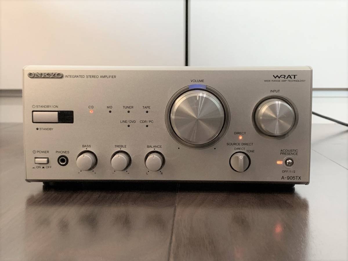 INTEC205 ONKYO オンキョー INTEC205 プリメインアンプ A-905TX 動作品