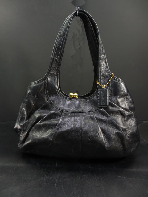 コーチ 黒 革 12248 トート COACH コーチ レザー 0 黒 トートバッグ 
