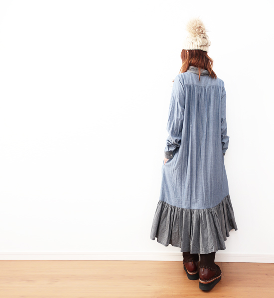 Somariソマリ ダンガリーレース切替フリルロングシャツワンピ Mサイズ 売買されたオークション情報 Yahooの商品情報をアーカイブ公開 オークファン Aucfan Com