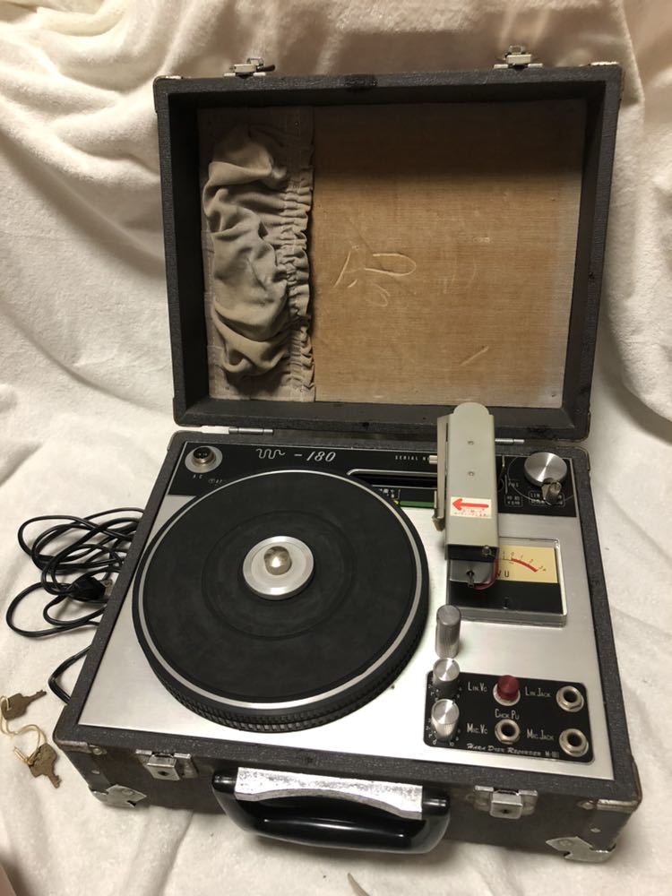 難ありレコードプレーヤー HARA DISK RECORDER M-180_1