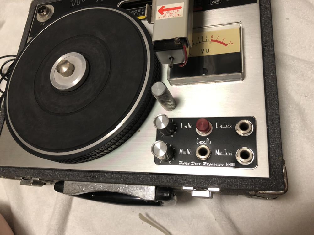 難ありレコードプレーヤー HARA DISK RECORDER M-180_2