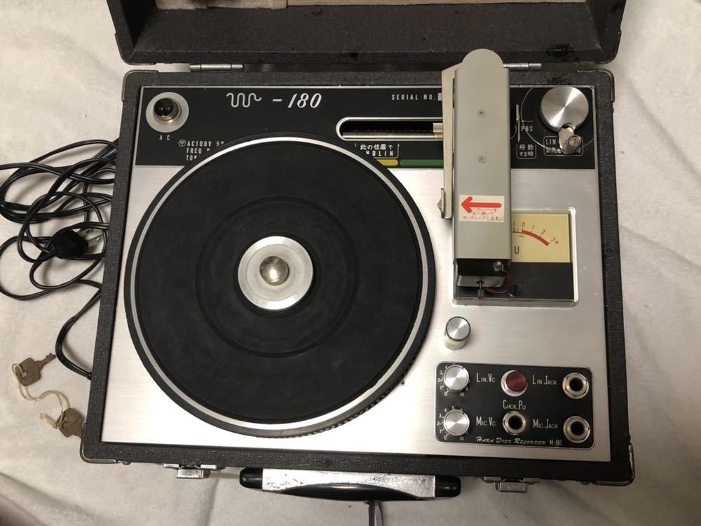 難ありレコードプレーヤー HARA DISK RECORDER M-180_3