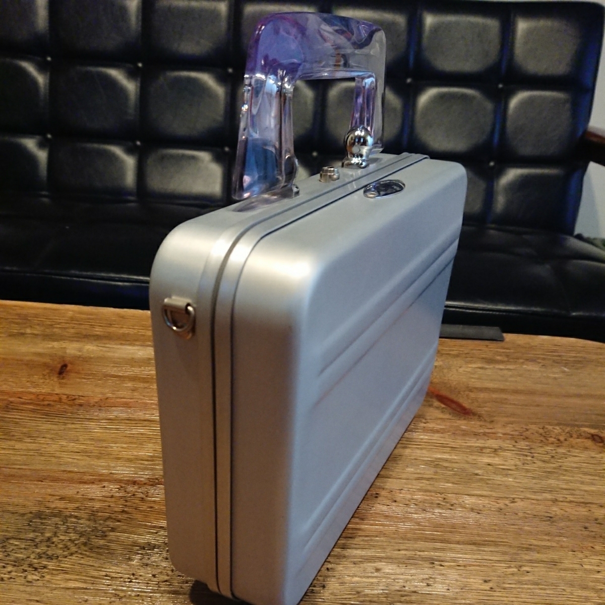 ゼロハリバートン ZERO HALLIBURTON LMA-SI ミニ スモール アタッシュケース カギ付き クリアハンドル