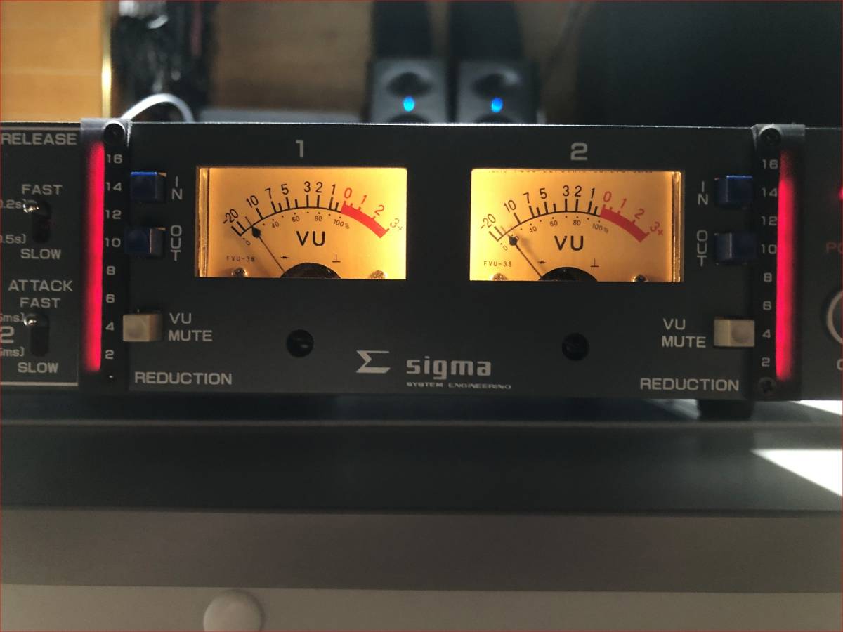 SIGMA SS-501 正常動作品 良好 放送局用2chコンプレッサー 