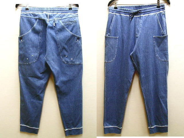 即決 [L]GRIP SWANY ジョガーパンツ 裾リブ スリム ストレッチ グリップスワニー デニム パンツ■4150