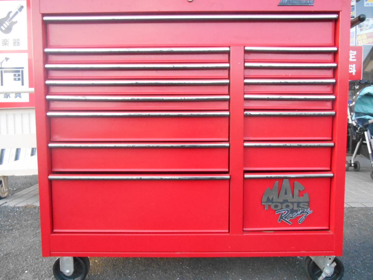 Mac Tools Racing Background W-2907 MAC TOOLS Racing マックツール レーシング ロールキャブ キャビネット 赤 カギあり 引き取り限定 静岡県磐田市 ...