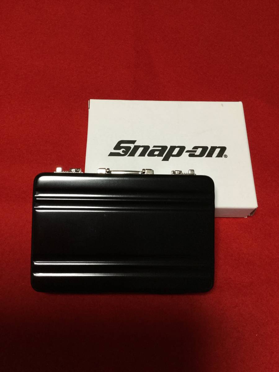 Snap-on スナップオン アルミ製名刺ケース ブラック 黒