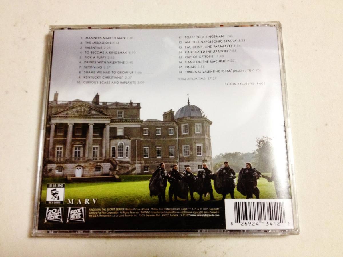 Kingsman The Secret Service キングスマン サウンドトラック Us盤 Henry Jackman Matthew Margeson アクション アドベンチャー 売買されたオークション情報 Yahooの商品情報をアーカイブ公開 オークファン Aucfan Com