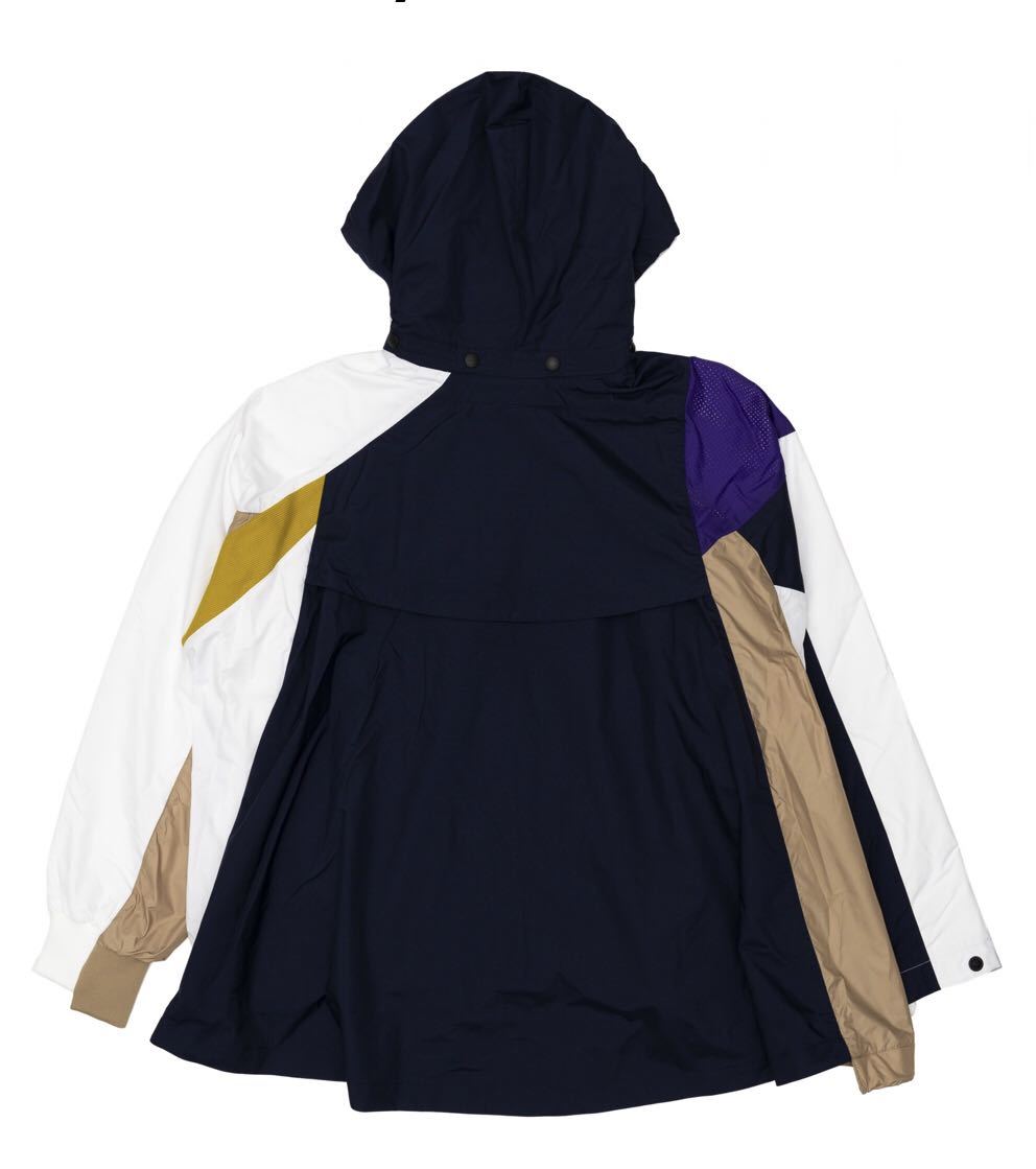 NIKE × sacai ダブルジップ ジャケット Lサイズ オブシディアン NIKE × sacai ダブルジップ ジャケット Lサイズ オブシディアン
