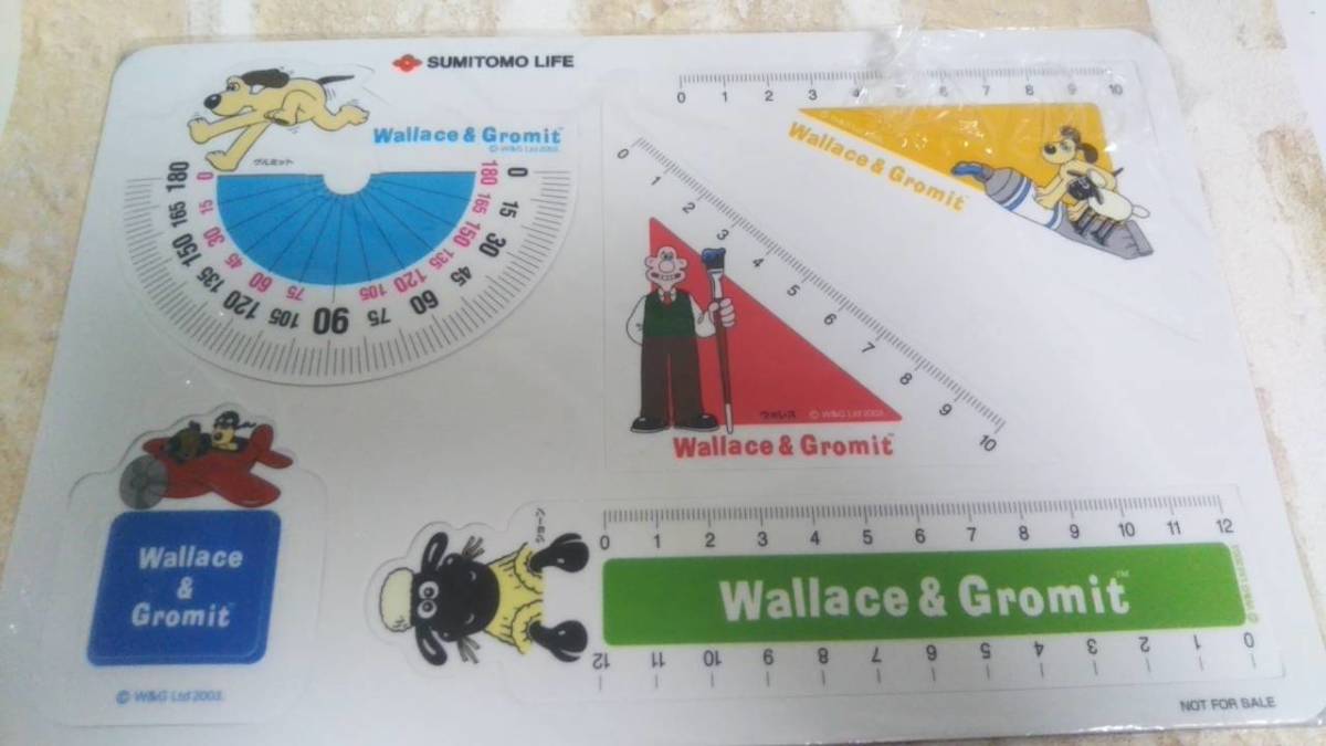 非売品 住友生命 ウォレスとグルミット 定規セット キャラクター 売買されたオークション情報 Yahooの商品情報をアーカイブ公開 オークファン Aucfan Com