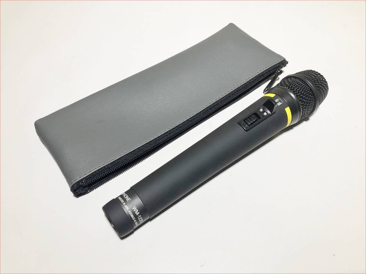 TOA WM-1220 正常動作品 美品 B帯ワイヤレスマイク 純正ケース付 SN_17E7307948B