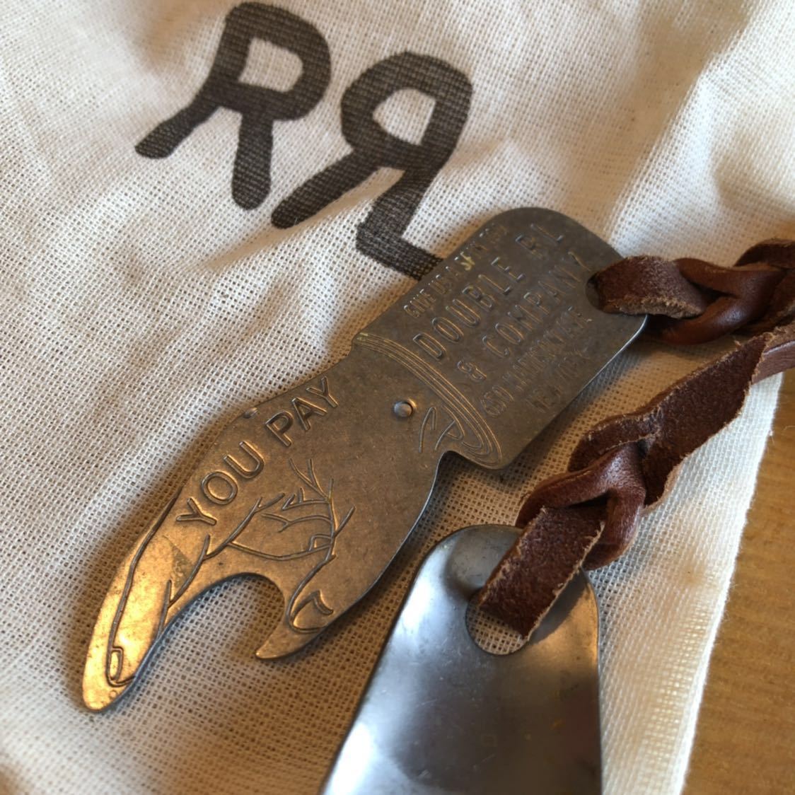 RRL キーリング ボトル オープナー シューホーン ダブルアールエル