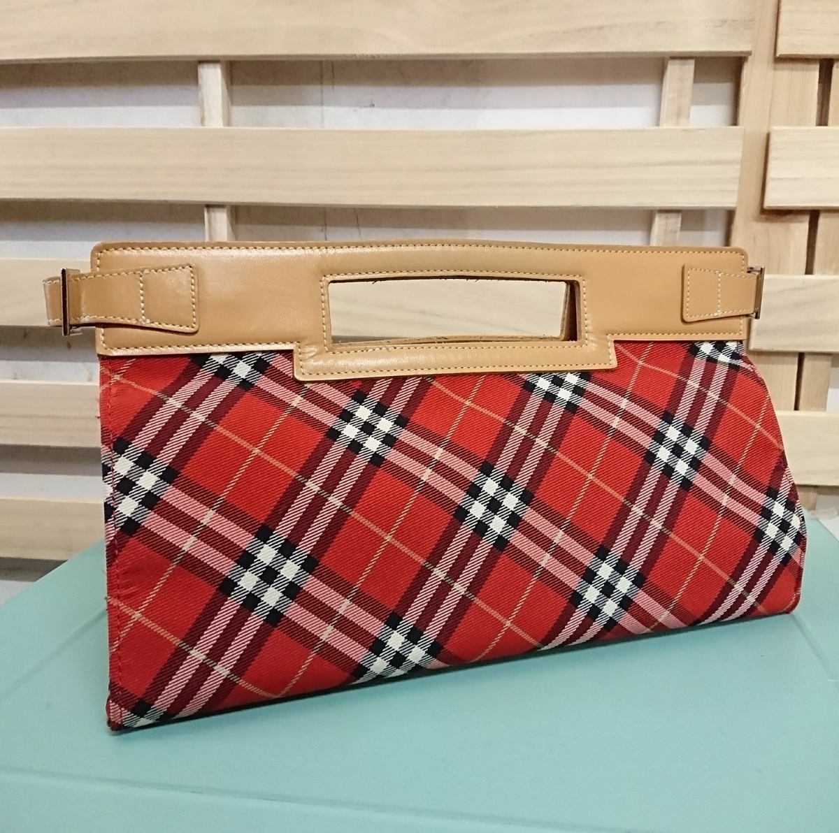BURBERRY BLUE 0 ウール 美品バーバリーブルーレーベル ノバチェック 