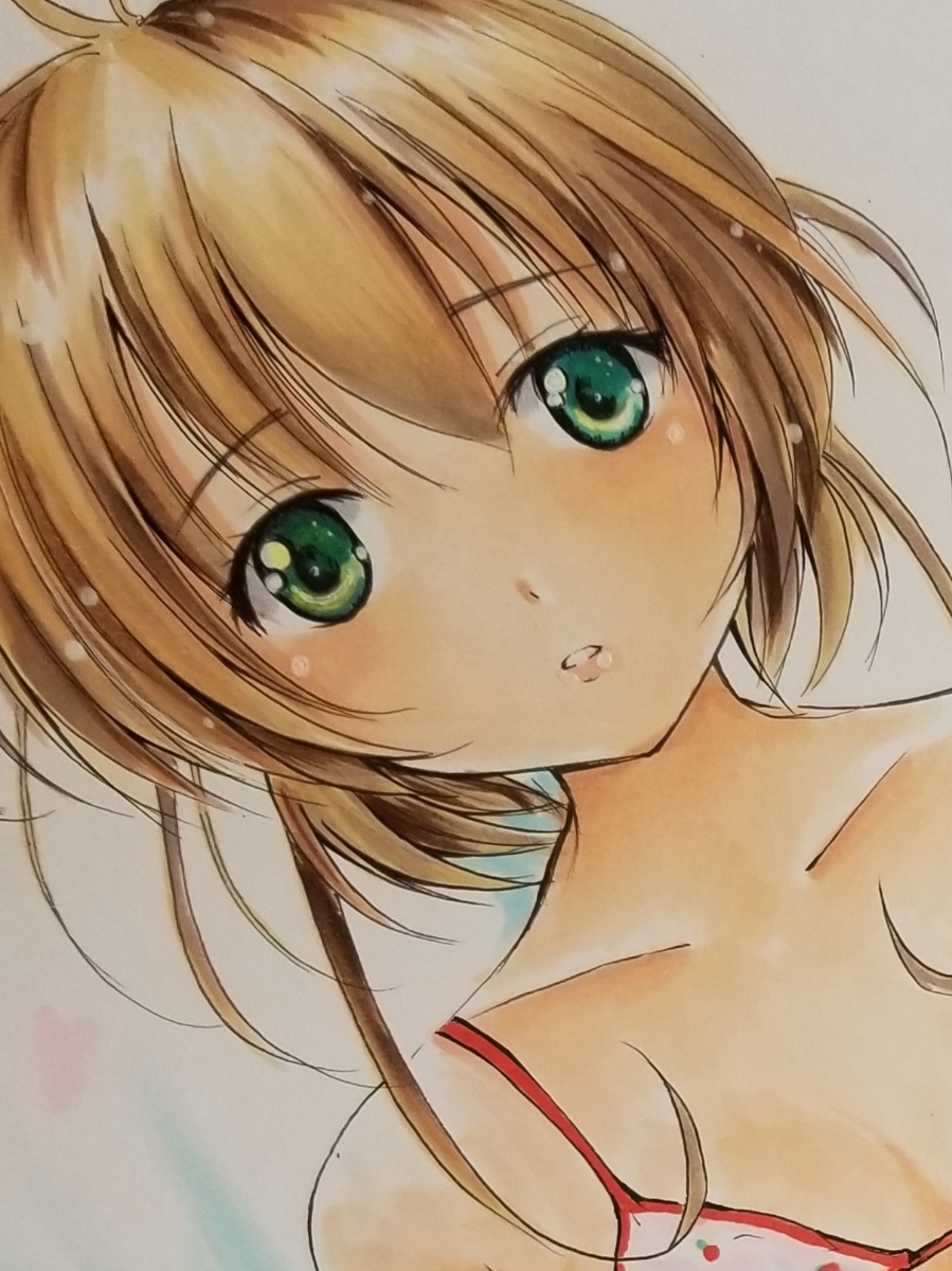 手描きイラスト カードキャプターさくら 木之本 桜(手描きイラスト